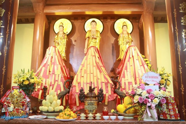 Chùa Tiêu Dao: Lễ an vị tượng Tam Tổ Trúc Lâm