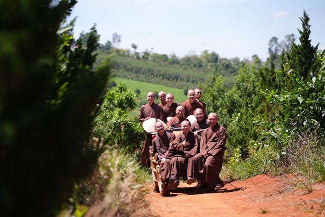 Buddhist trip to visit some branches in the Central Highlands provinces