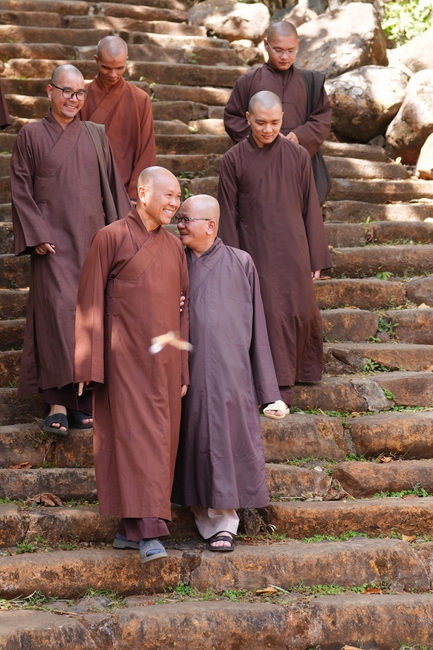 Buddhist trip to visit some branches in the Central Highlands provinces