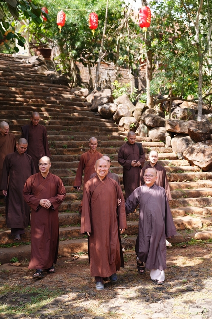 Buddhist trip to visit some branches in the Central Highlands provinces