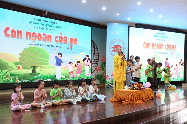 Khóa tu thiếu nhi “Em về bên Phật’ – Lần 63