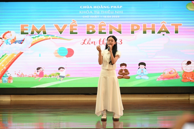 Khóa tu thiếu nhi “Em về bên Phật’ – Lần 63