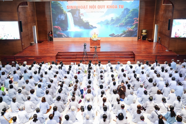 Khai khóa Khóa Tu Phật Thất – lần 105