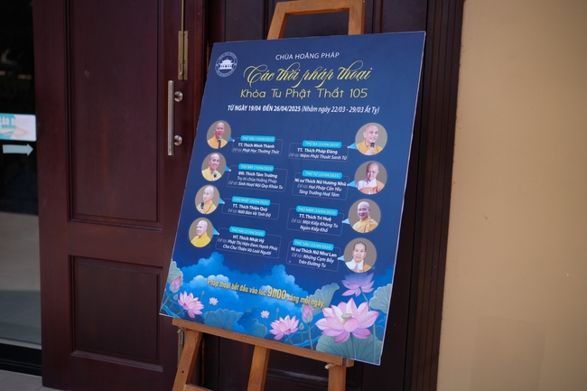 Khai khóa Khóa Tu Phật Thất – lần 105