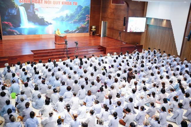 Khai khóa Khóa Tu Phật Thất – lần 105