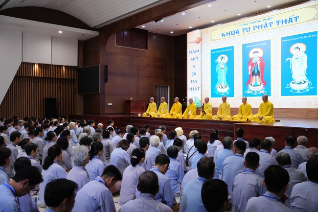 Khai khóa Khóa Tu Phật Thất – lần 105