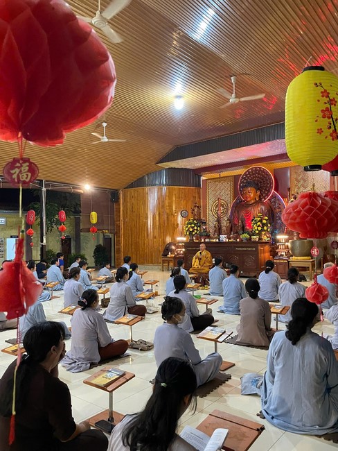Repentance ceremony on Feb. 29th, Year of the Snake at Suoi Phap Pagoda, Tay Ninh