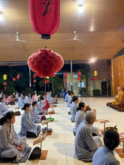 Repentance ceremony on Feb. 29th, Year of the Snake at Suoi Phap Pagoda, Tay Ninh