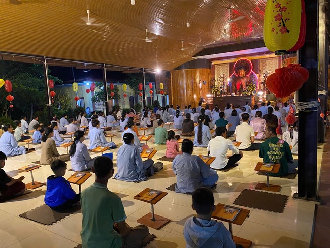Repentance ceremony on Feb. 29th, Year of the Snake at Suoi Phap Pagoda, Tay Ninh