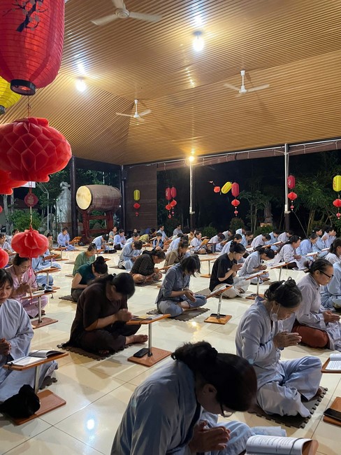 Repentance ceremony on Feb. 29th, Year of the Snake at Suoi Phap Pagoda, Tay Ninh