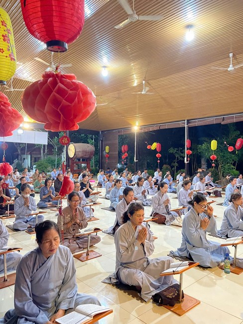 Repentance ceremony on Feb. 29th, Year of the Snake at Suoi Phap Pagoda, Tay Ninh