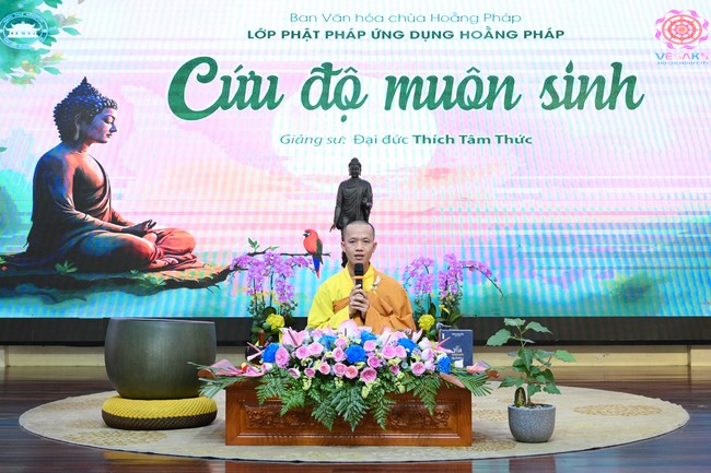 “Applied Dharma Propagation” Class - Dharma Talk: “Saving All Living Beings” by Junior Thich Tam Thuc