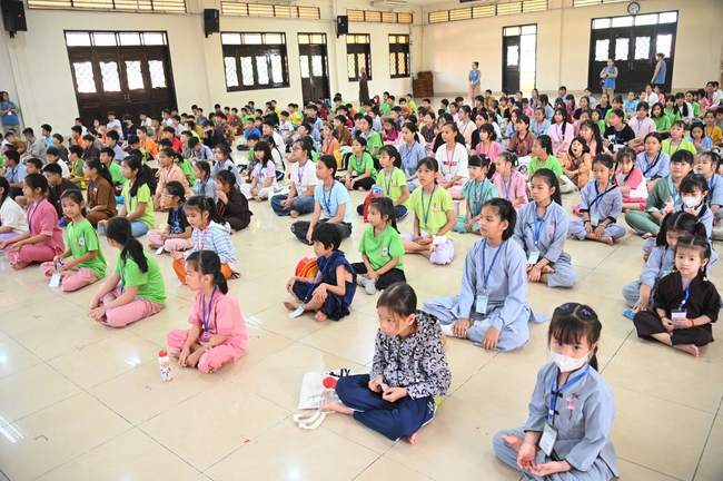 Khoá tu thiếu nhi “Em về bên Phật” lần thứ 64