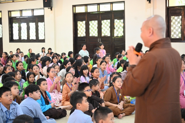 Khoá tu thiếu nhi “Em về bên Phật” lần thứ 64