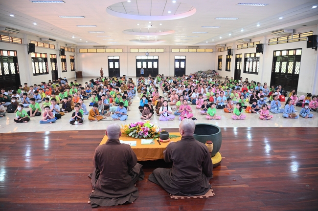 Khoá tu thiếu nhi “Em về bên Phật” lần thứ 64