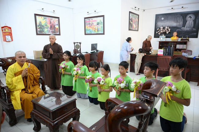 Khoá tu thiếu nhi “Em về bên Phật” lần thứ 64