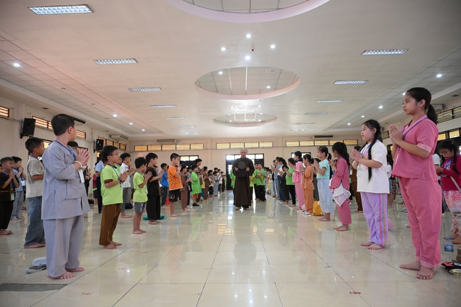 Khoá tu thiếu nhi “Em về bên Phật” lần thứ 64