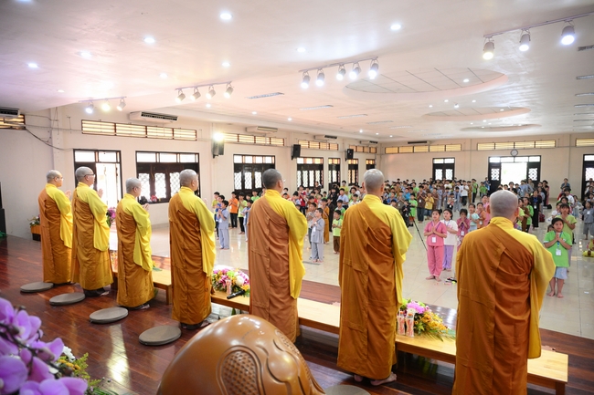 Khoá tu thiếu nhi “Em về bên Phật” lần thứ 64