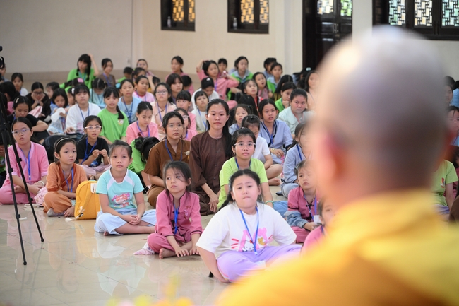 Khoá tu thiếu nhi “Em về bên Phật” lần thứ 64