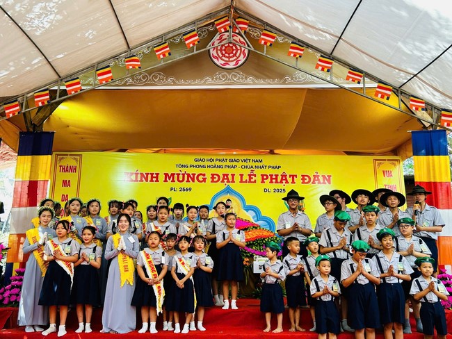 The Great Ceremony of Buddha Birthday, Buddha Calendar 2569 - Solar Calendar 2025 at Nhat Phap Pagoda in Dong Nai