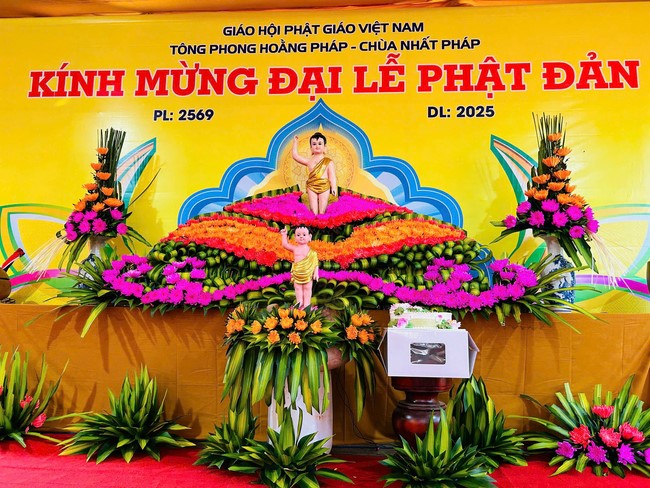 The Great Ceremony of Buddha Birthday, Buddha Calendar 2569 - Solar Calendar 2025 at Nhat Phap Pagoda in Dong Nai