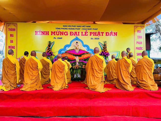 The Great Ceremony of Buddha Birthday, Buddha Calendar 2569 - Solar Calendar 2025 at Nhat Phap Pagoda in Dong Nai