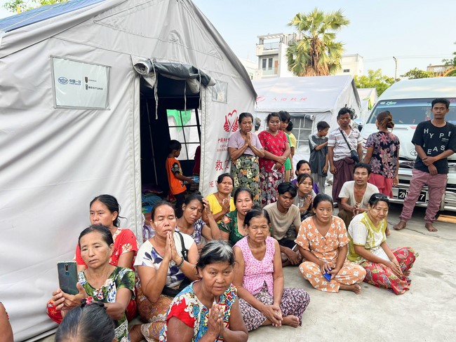 Humanitarian relief trip in Myanmar