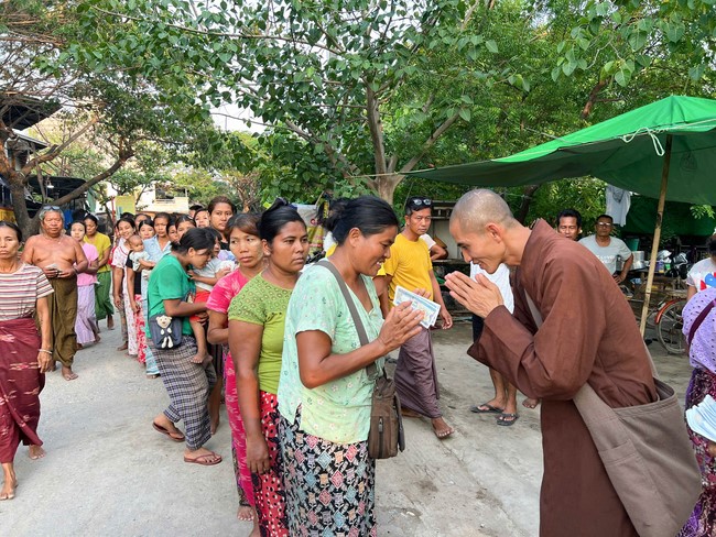 Humanitarian relief trip in Myanmar
