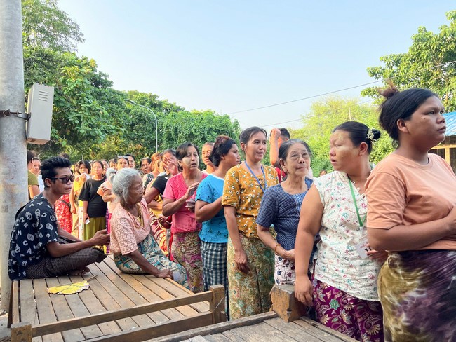 Humanitarian relief trip in Myanmar