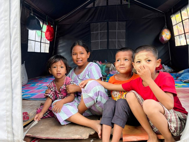 Humanitarian relief trip in Myanmar