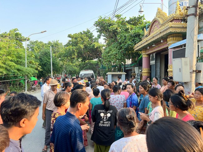 Humanitarian relief trip in Myanmar