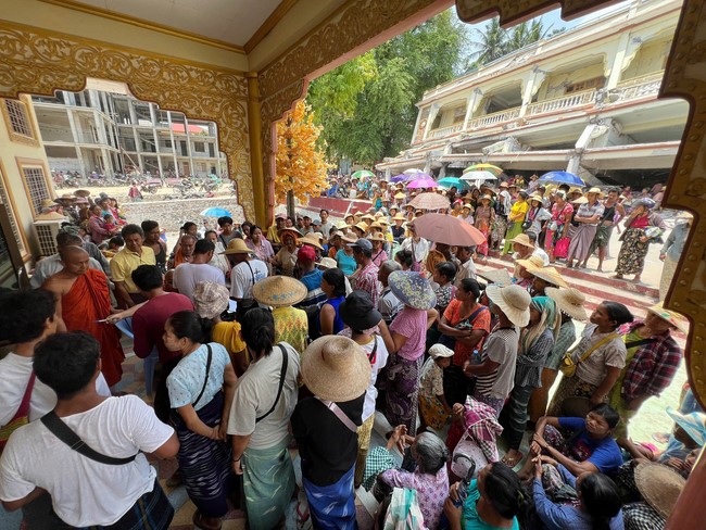 Humanitarian relief trip in Myanmar