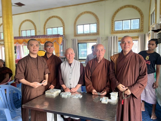 Humanitarian relief trip in Myanmar