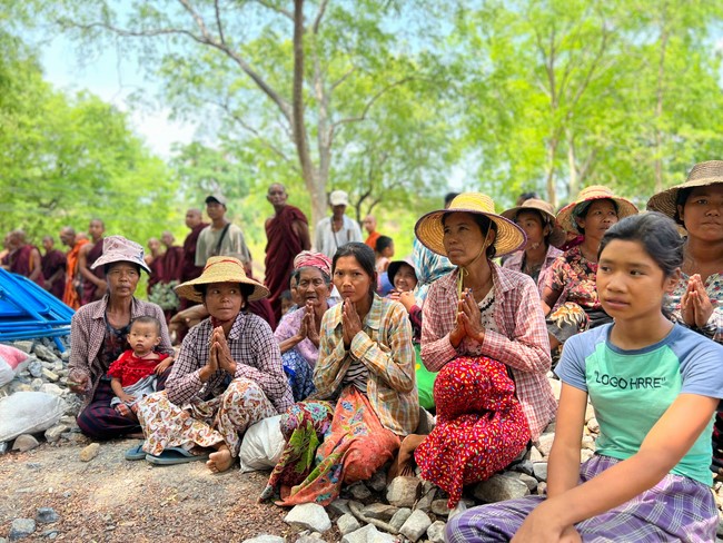 Humanitarian relief trip in Myanmar