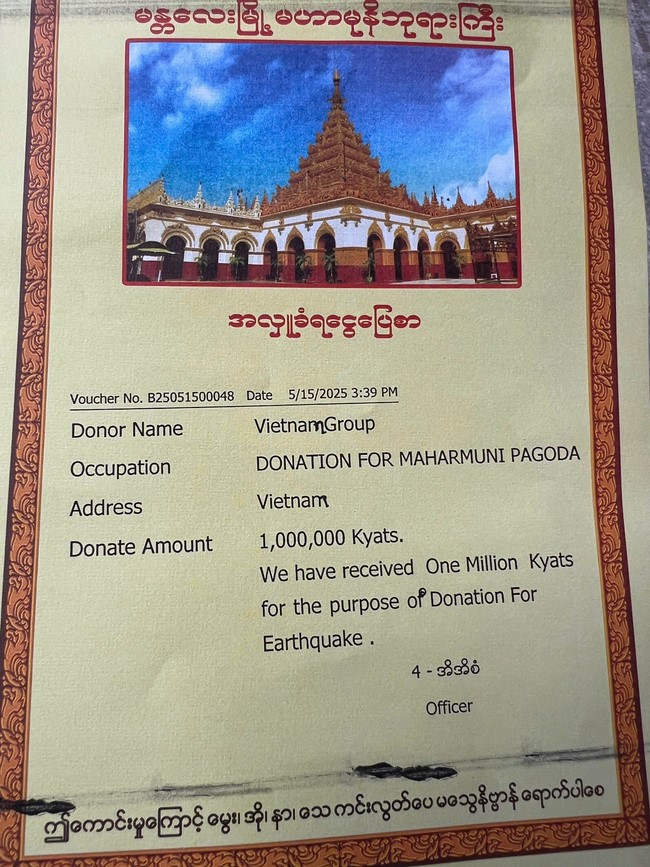 Humanitarian relief trip in Myanmar