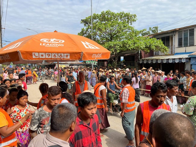 Humanitarian relief trip in Myanmar