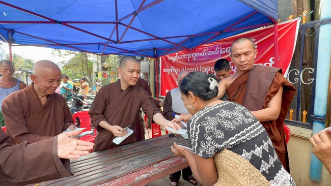 Humanitarian relief trip in Myanmar