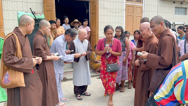 Humanitarian relief trip in Myanmar