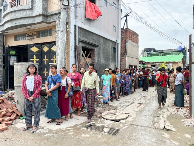 Humanitarian relief trip in Myanmar