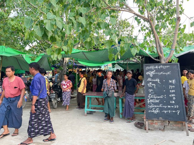 Humanitarian relief trip in Myanmar