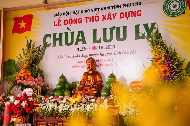 Lễ động thổ xây dựng chùa Lưu Ly – Phú Thọ