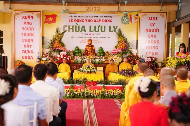 Lễ động thổ xây dựng chùa Lưu Ly – Phú Thọ