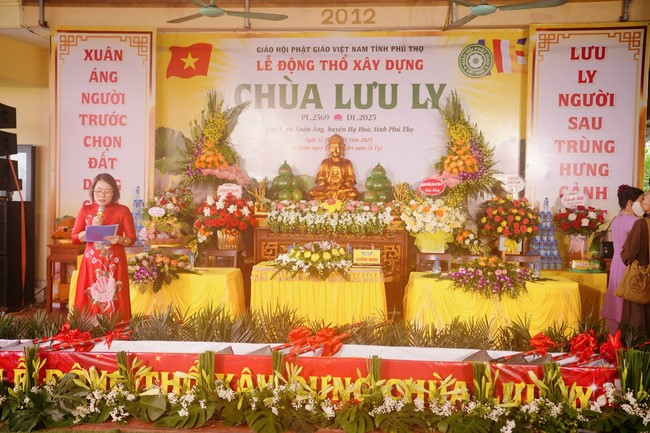 Lễ động thổ xây dựng chùa Lưu Ly – Phú Thọ