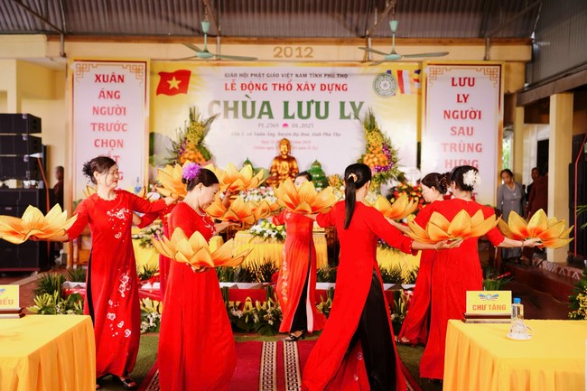 Lễ động thổ xây dựng chùa Lưu Ly – Phú Thọ