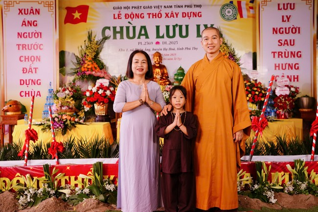 Lễ động thổ xây dựng chùa Lưu Ly – Phú Thọ