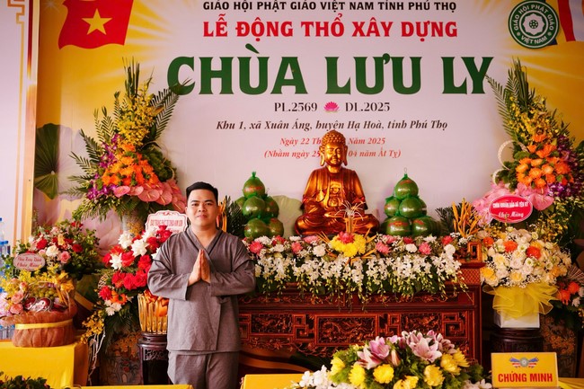 Lễ động thổ xây dựng chùa Lưu Ly – Phú Thọ