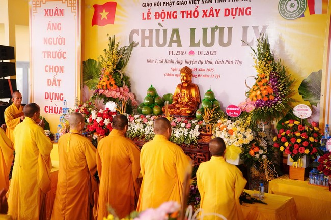 Lễ động thổ xây dựng chùa Lưu Ly – Phú Thọ