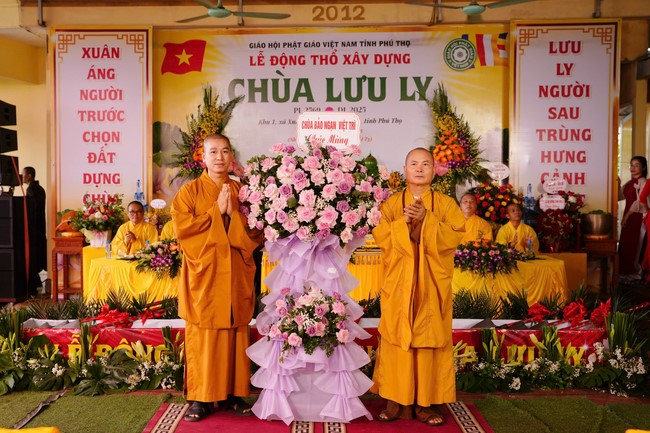 Lễ động thổ xây dựng chùa Lưu Ly – Phú Thọ