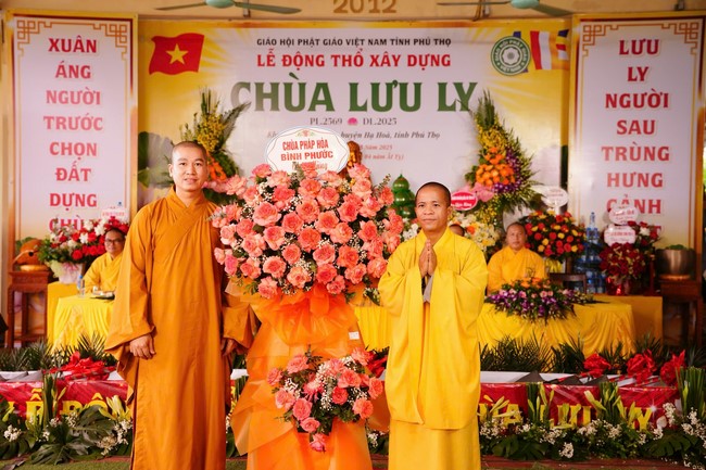 Lễ động thổ xây dựng chùa Lưu Ly – Phú Thọ