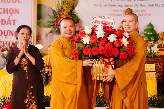 Lễ động thổ xây dựng chùa Lưu Ly – Phú Thọ